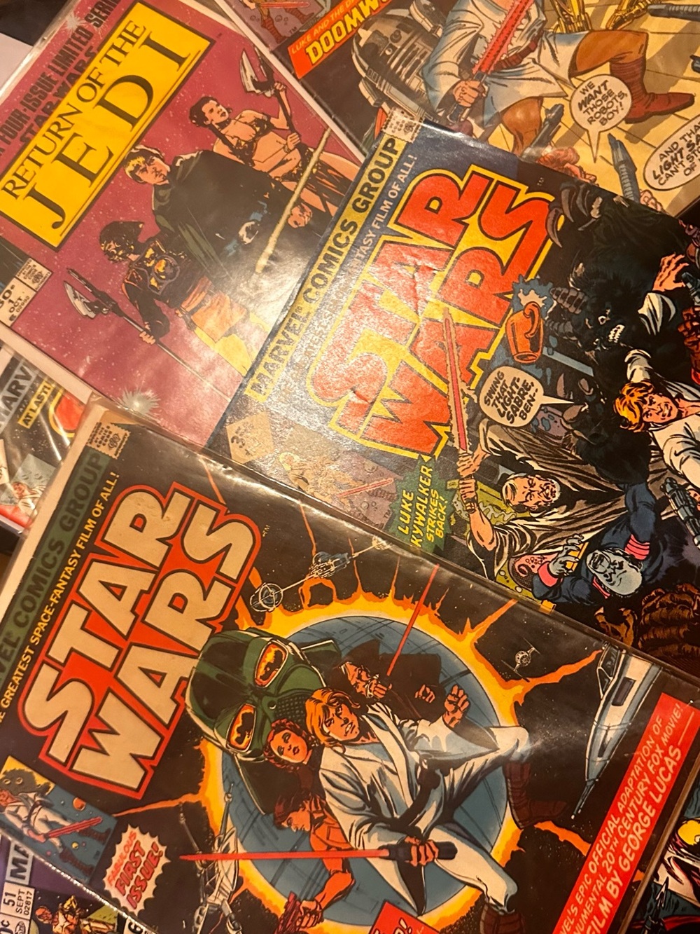 Star Wars Comic Book & figure lot